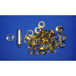Brass eyelet kit 5/16" (7.94mm) hole