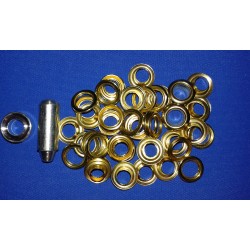 Brass eyelet kit 3/8" (9.53mm) hole