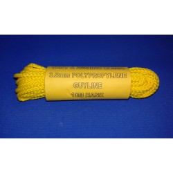 3.5mm yellow polypropylene guyline 10 meter hank