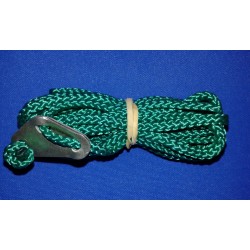 3.5mm green strong polypropylene guyline with aluminum slider