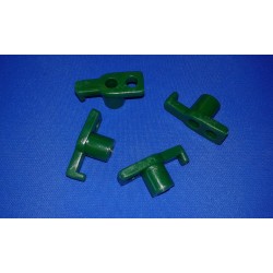 Plastic peg tops