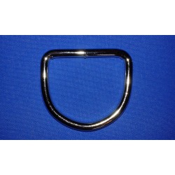 Guy point welded nickel plated steel D 25mm