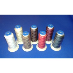 Coloured nylon thread spool